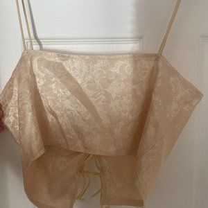 Y2K Silky Floral Crop Top